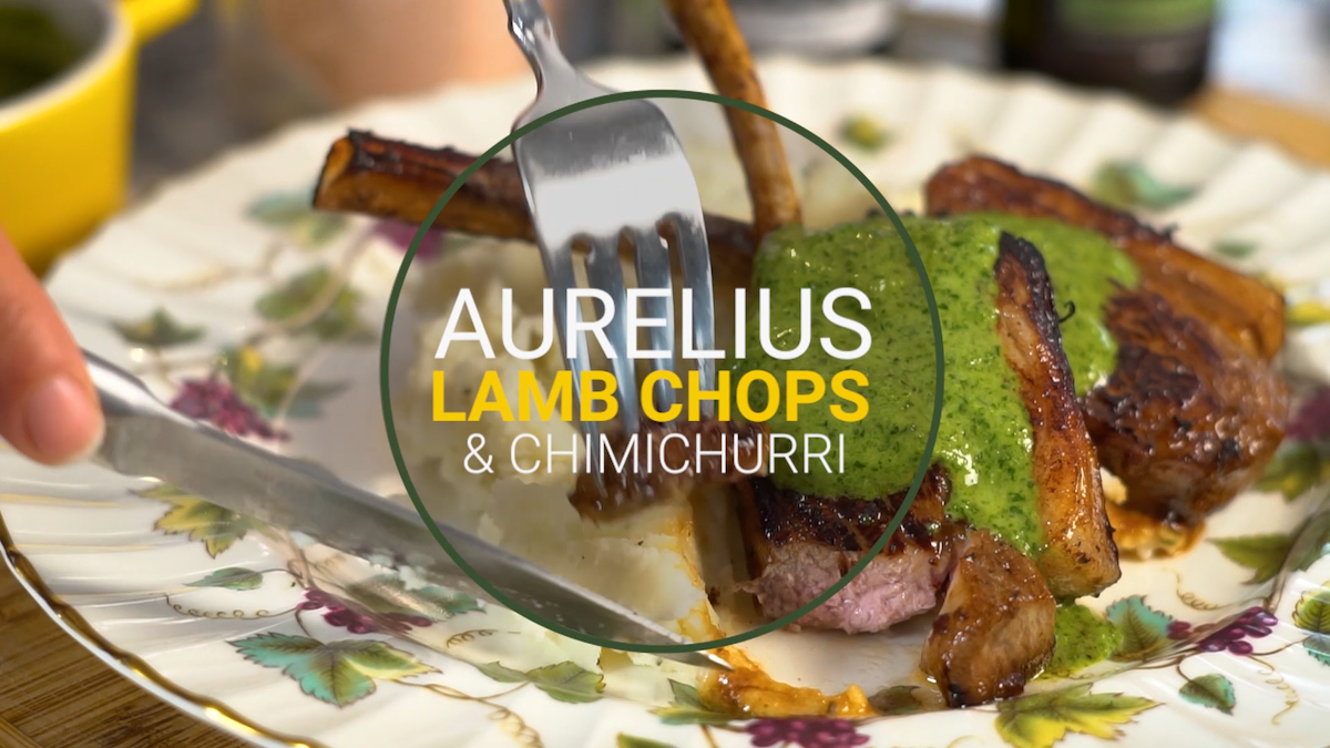 Aurelius Lamb Chops & Green Chimichurri | Aurelius Fine Olive Oils & Balsamic Vinegars Recipes blog