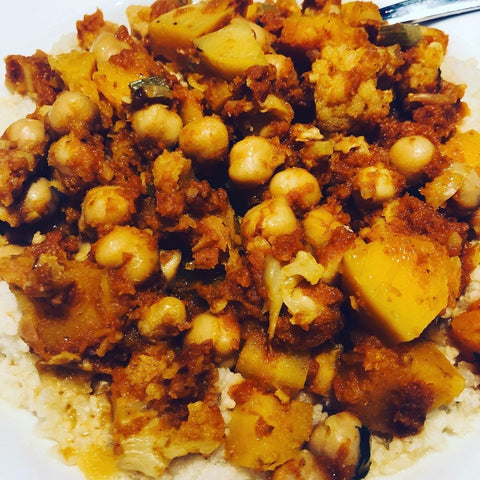 Honey Ginger Lime Chicken (or tofu) Bowl
