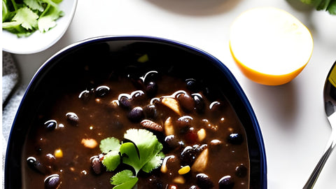 Spicy black bean soup