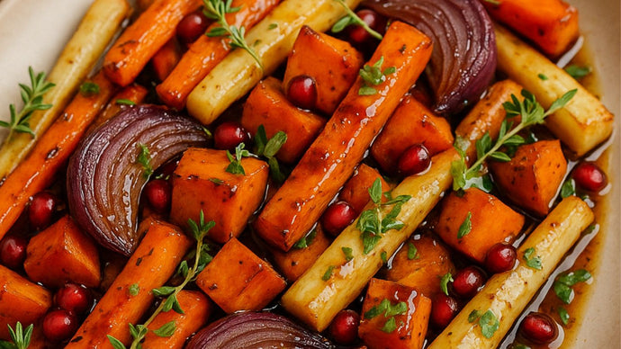 Harvest Glazed Roasted Veggies