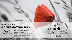 Remembrance Day at Aurelius Food Co
