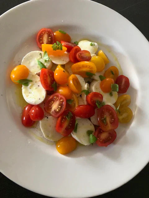 Basil Lemon Caprese Salad
