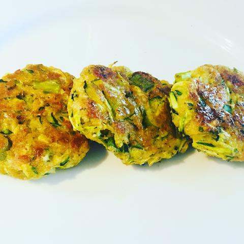 Baked Zucchini Fritters