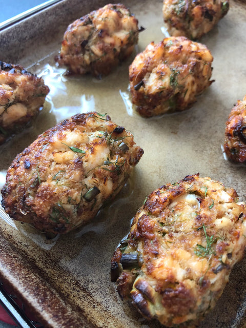 Dill and Lemon Salmon Tater Tots
