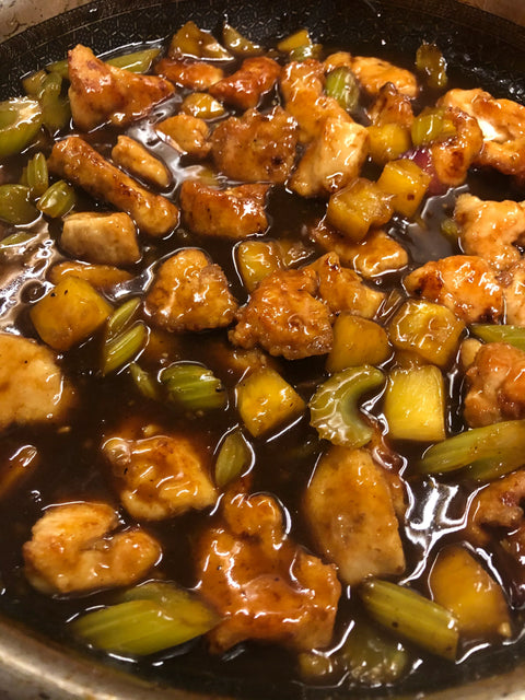 Blackberry Ginger Pineapple Chicken