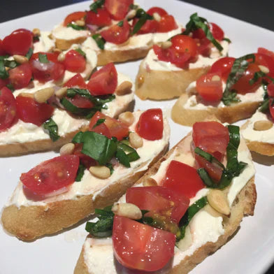 White Bean and Tomato Crostini