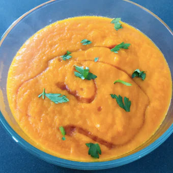 Carrot Apple Ginger Coconut Soup