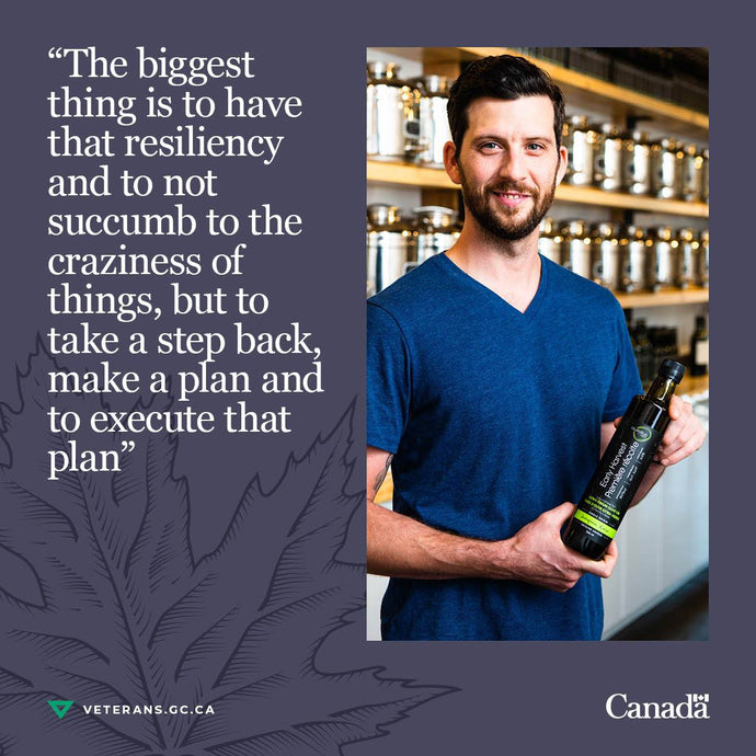 Founder Mike George chats with Veterans Affairs Canada about his transition.