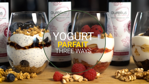 Yogurt Parfait 3 ways 