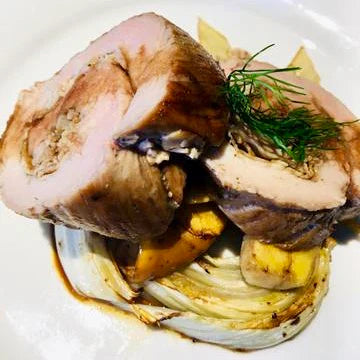 Prosciutto and Apple Stuffed Pork Tenderloin