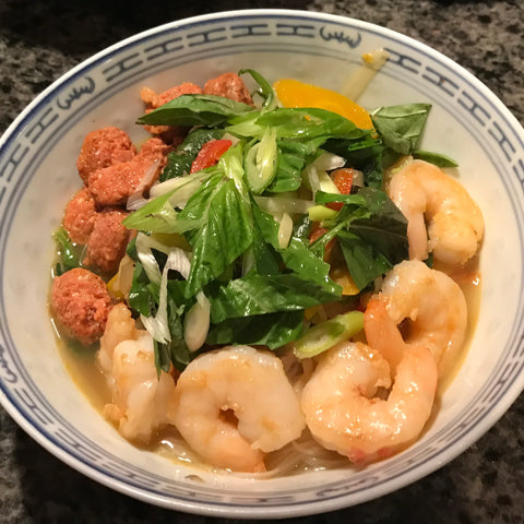 Shrimp & Sausage "Pho"