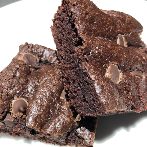 Chocolate Balsamic Glazed Orange Brownies