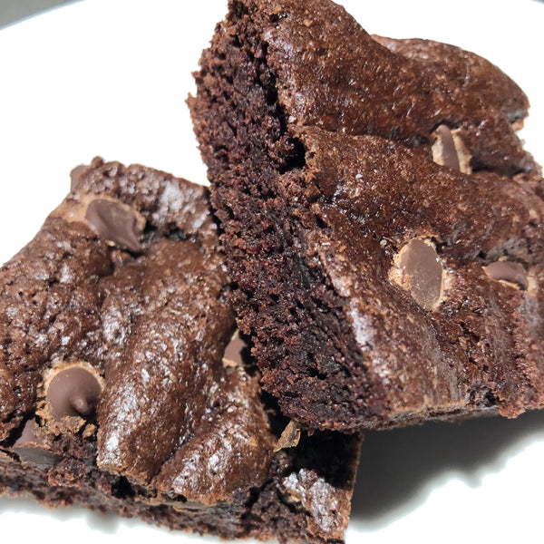 Chocolate Balsamic Glazed Orange Brownies