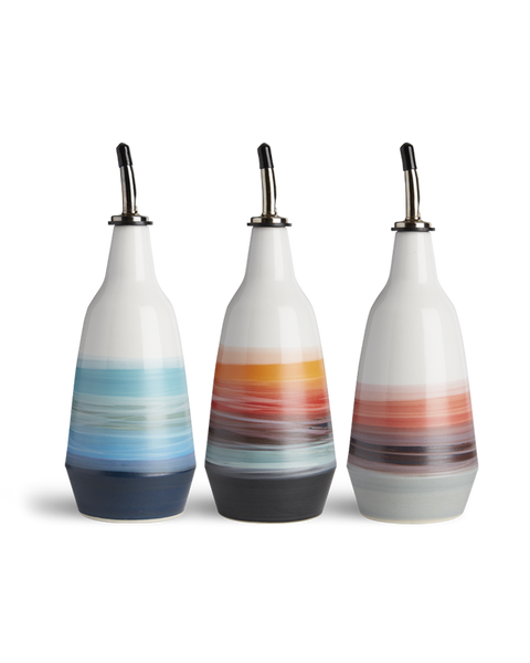 Brushed Ceramic Oil/Vinegar Dispenser