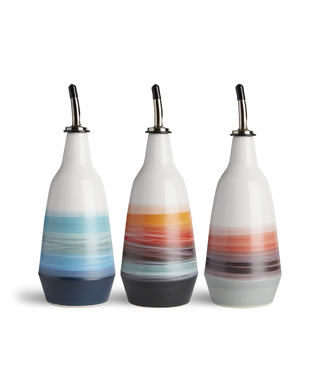 Brushed Ceramic Oil/Vinegar Dispenser