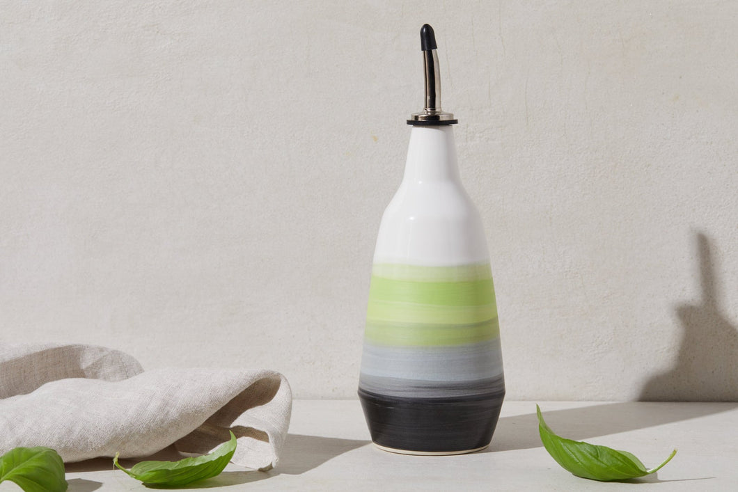Brushed Ceramic Oil/Vinegar Dispenser